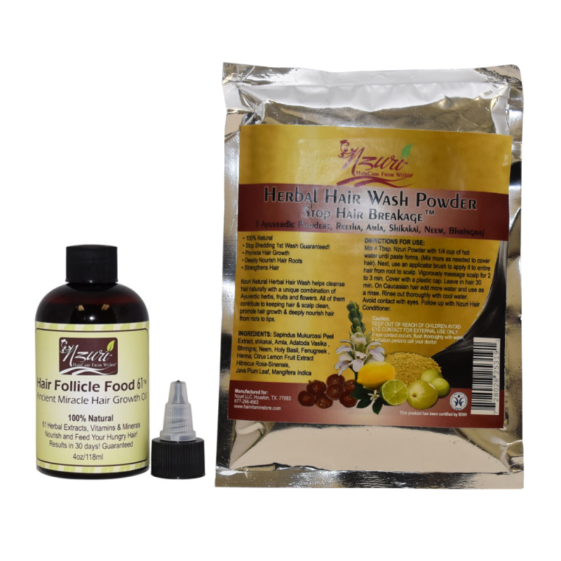 Shop Nzuri Herbal Hair Wash Straightening Powder Online